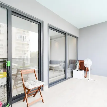0004 Cozy 1 Bedroom For Rent In A Modern Residential Complex With Facilities , Mahmutlar 公寓 *