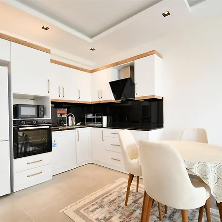 0004 Cozy 1 Bedroom For Rent In A Modern Residential Complex With Facilities , Mahmutlar Apartment